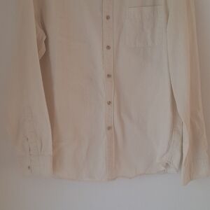 J. Crew Cream Button-Down Casual Shirt